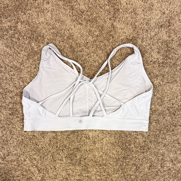 Athleta Perfect Form White Sports Bra D-DD - Picture 2 of 2